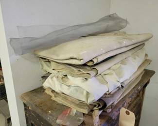 #5106 • (12)Cloth Car Covers & Metal Netting
