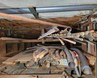#10002 • Pvc Pipes, Metal Pipes and 1/4 in Wood
