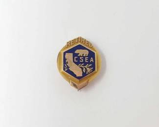 #502 • 10k Gold CSEA pin ,3g
