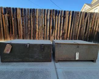 #4904 • 2 Vintage Trunks
