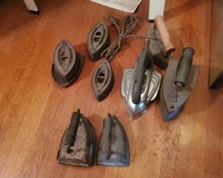 #1164 • (8) Antique Irons
