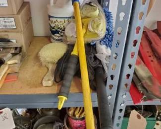 #5145 • Squeegee, Soap Brushes, & Wash & Wax Car Shampoo
