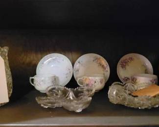 #1536 • China, Decorative Vase, Glassware
