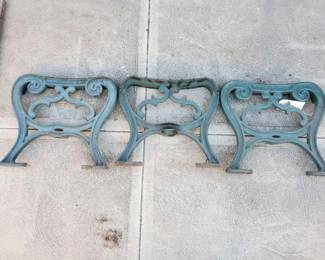 #4918 • Cast Iron Bench Frame
