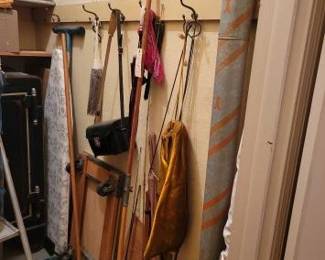 #1640 • Dust Mop, Ironing Board, Camera Bag
