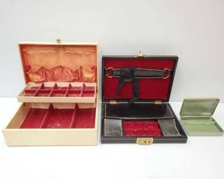 #542 • 3 Vintage Jewlery Boxes
