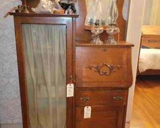 #1520 • Curio Cabinet/Secretary Desk
