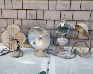 #4910 • Vintage Lamps and Fans

