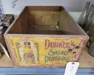 #5034 • Durkees Salad Dressing Wooden Box
