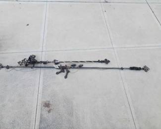 #4928 • Vintage Cast Iron Curtain Rods
