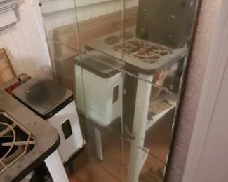 #1166 • Criss Cross Embedded Mirror
