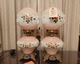 #1650 • Two Antique Lamps
