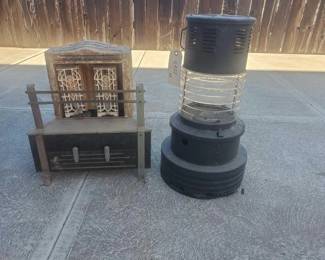 #4922 • Lantern and Gas Heater
