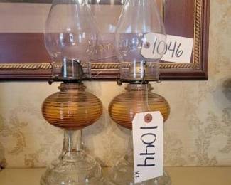 #1044 • 2 Kerosene Lamps
