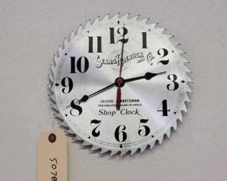 #5078 • Saw Blade Sears/Craftsman Shop Clock
