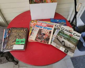 #1932 • Box of Vintage Car Magazines
