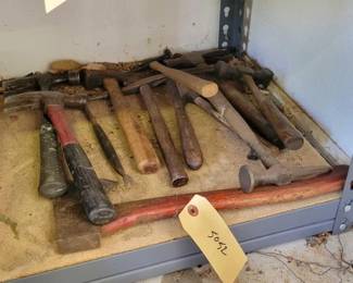 #5052 • Hatchet, (7) Hammers, & (4) Steel Picks
