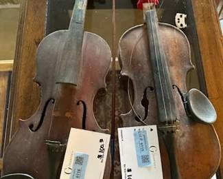 Violin       Prices and descriptions are all on gleatons.com ( https://www.gleatons.com/auction/coming-soon-huge-2-day-estate-sale-in-fayetteville-ga-2315/classified/ ) 
Also see Gleaton’s Facebook for video walkthroughs ( https://www.facebook.com/ShopGleatons?mibextid=LQQJ4d )