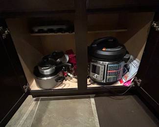 Instapot and pots and pans