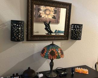 Tiffany style lamp, decor