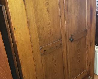 pegged, square nail cabinet