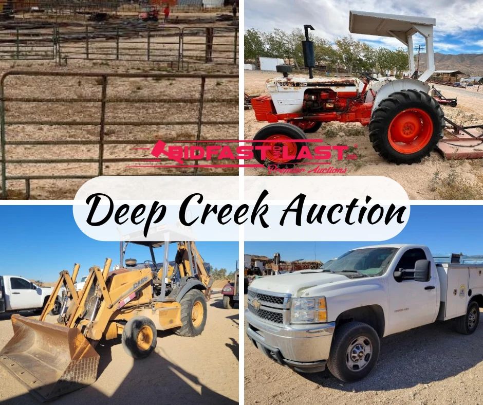 Deep Creek Ranch Auction in Hesperia, CA starts on 11/13/2023