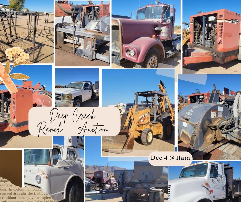 Deep Creek Ranch Auction in Hesperia, CA starts on 11/13/2023