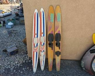 #15320 • Kimball Water Skis & Nash Gold Cup Combo Water Skis
