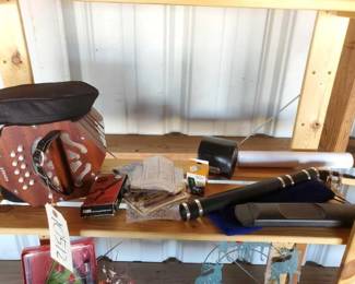 #10512 • Hohner D40 Concertina, Guitar/Bass Tunners, Aucustic Guitar Strings, Portable Acoustic Guitar Practice Tool, Clarinet Peice
