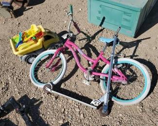 #1550 • Bike, Scooter, & Toy Truck
