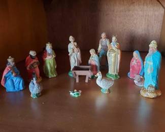 #10006 • Miniature Nativity Scene Set
