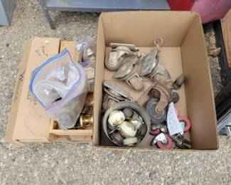 #15102 • Door Knobs, Door Hinges. Casters.
