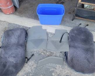 #15170 • Tote, (2) Seat Cover Cushions, & (3) Floor Mats
