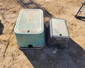 #1902 • 2 Irrigation Control Valve Covers
