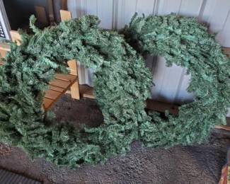 #10522 • (2) Christmas Wreaths

