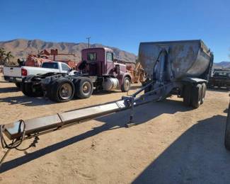 #128 • Two Axel Big Rig Dump Trailer.
