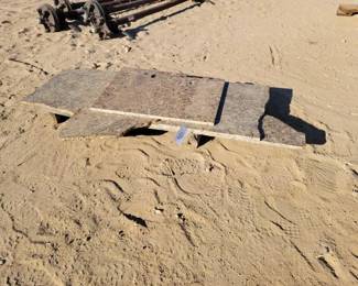 #1954 • 4 Slabs of Granite
