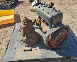 #1558 • Engine With Transmission
