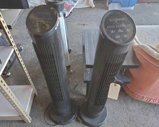 #10110 • (2) OmniBreeze Electric Tower Fans
