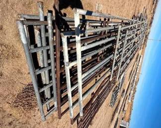 #248 • Eleven Corral Panels and Gates
