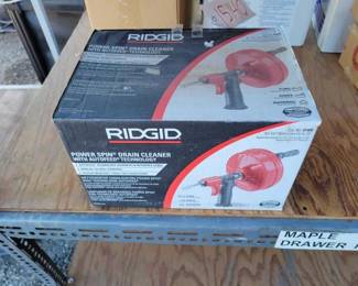 #15140 • Ridgid Power Spin Drain Cleaner with Autofeed
