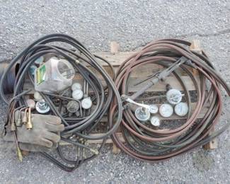#15214 • Welding Wires, Welding Nozzles, Pressure Gauges, & Welding Gloves
