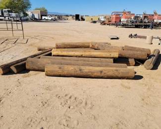 #1912 • 24 Section of Telephone Poles
