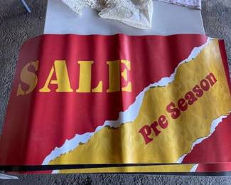 #10562 • (3) “Sale Pre Season” and “Sale End of Season” Banners
