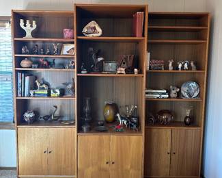 BUY IT NOW: Vintage Mid-Century Modern Danish Teak Shelving Units. Set of 3. $700