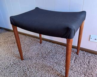 BUY IT NOW: Vintage Mid-Century Modern Footstool by Niels Møller. $120