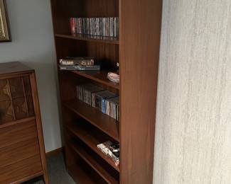 BUY IT NOW: Vintage Mid-Century Modern Closed-Back Bookshelf. $200