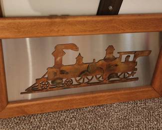 Train wall hanger