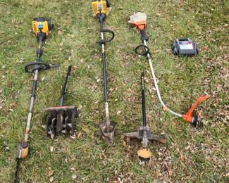 Stihl weedeater and battery charger