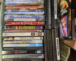 Lots of DVDs